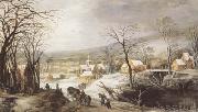 Joos de Momper Winter Landscape (mk08) oil painting on canvas